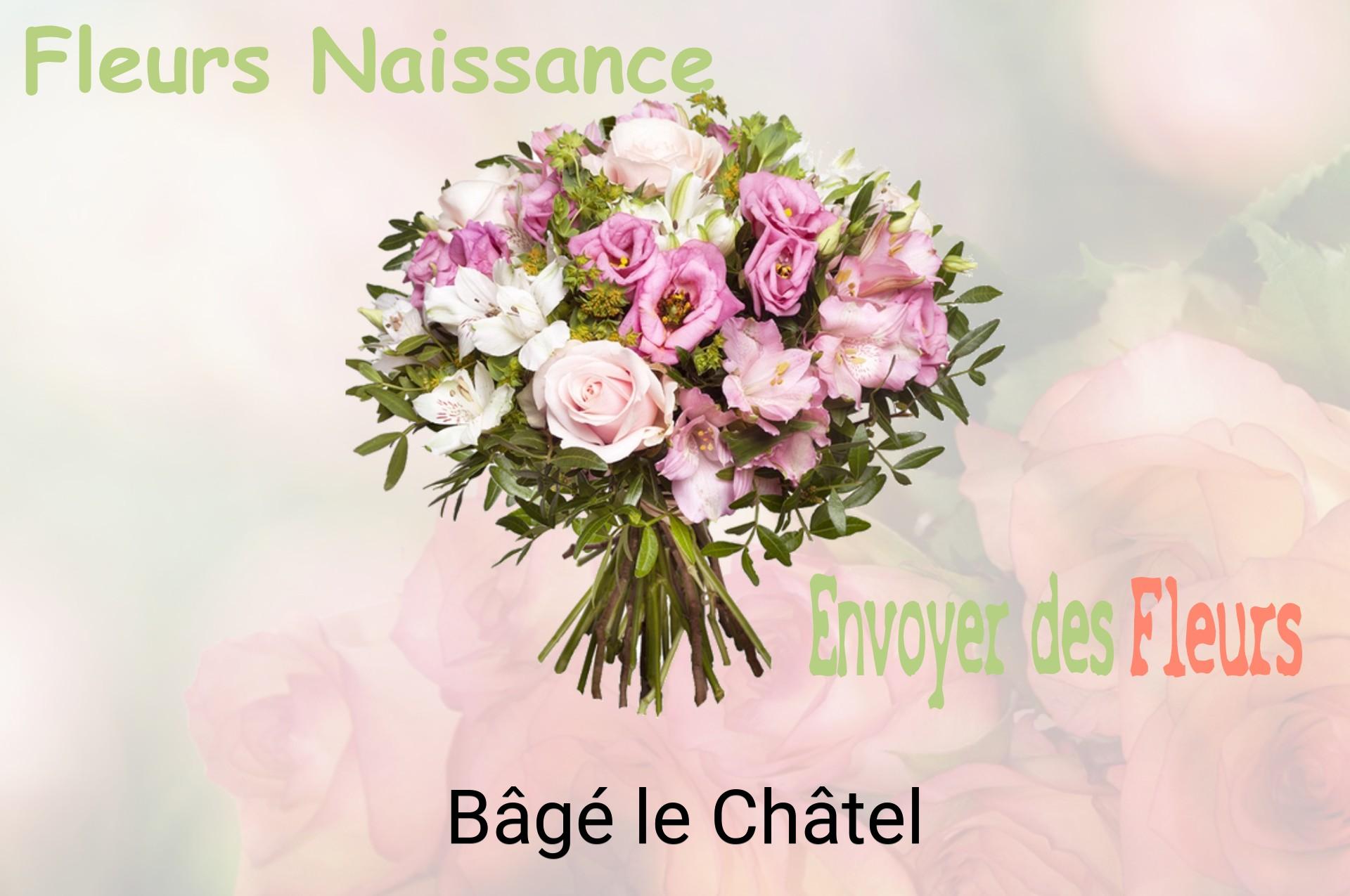 Bouquet de fleurs de naissance livré à Bâgé-le-Châtel
